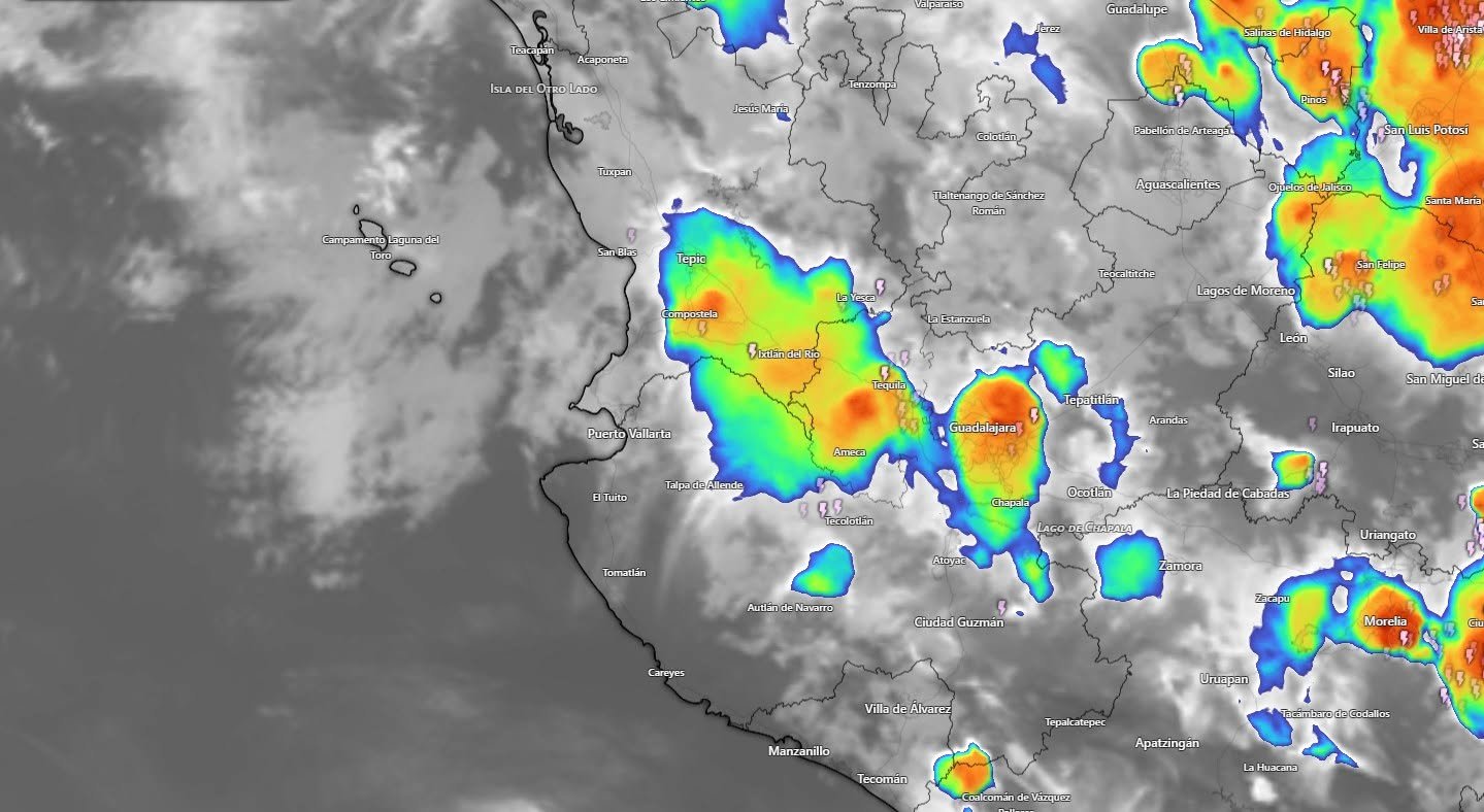 Jalisco tendrá lluvias fuertes este viernes; se prevén temperaturas de hasta 40 °C