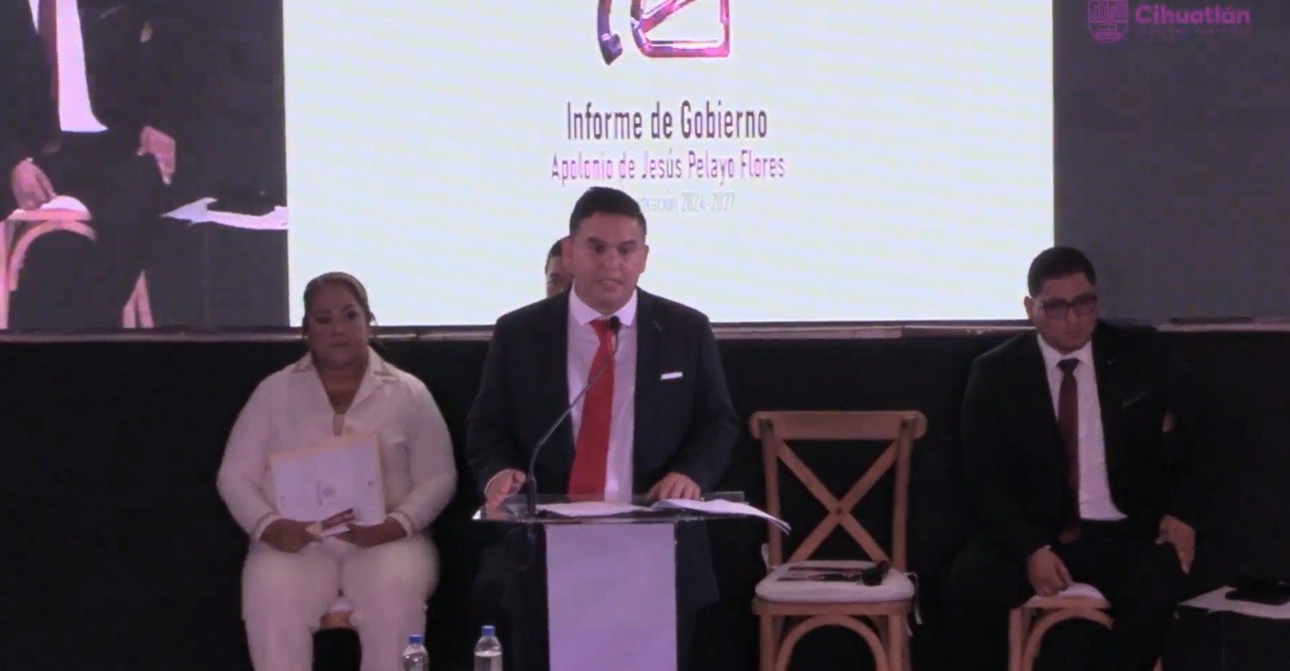 Cihuatlán presenta su Segundo Informe de Gobierno; destaca avances en agua, seguridad, educación y turismo